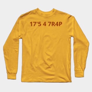 It's a Trap Numbers - Terry's Shirt Solar Opposite Inspired Long Sleeve T-Shirt